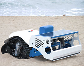 solarino robot pulisci spiaggia elettrico